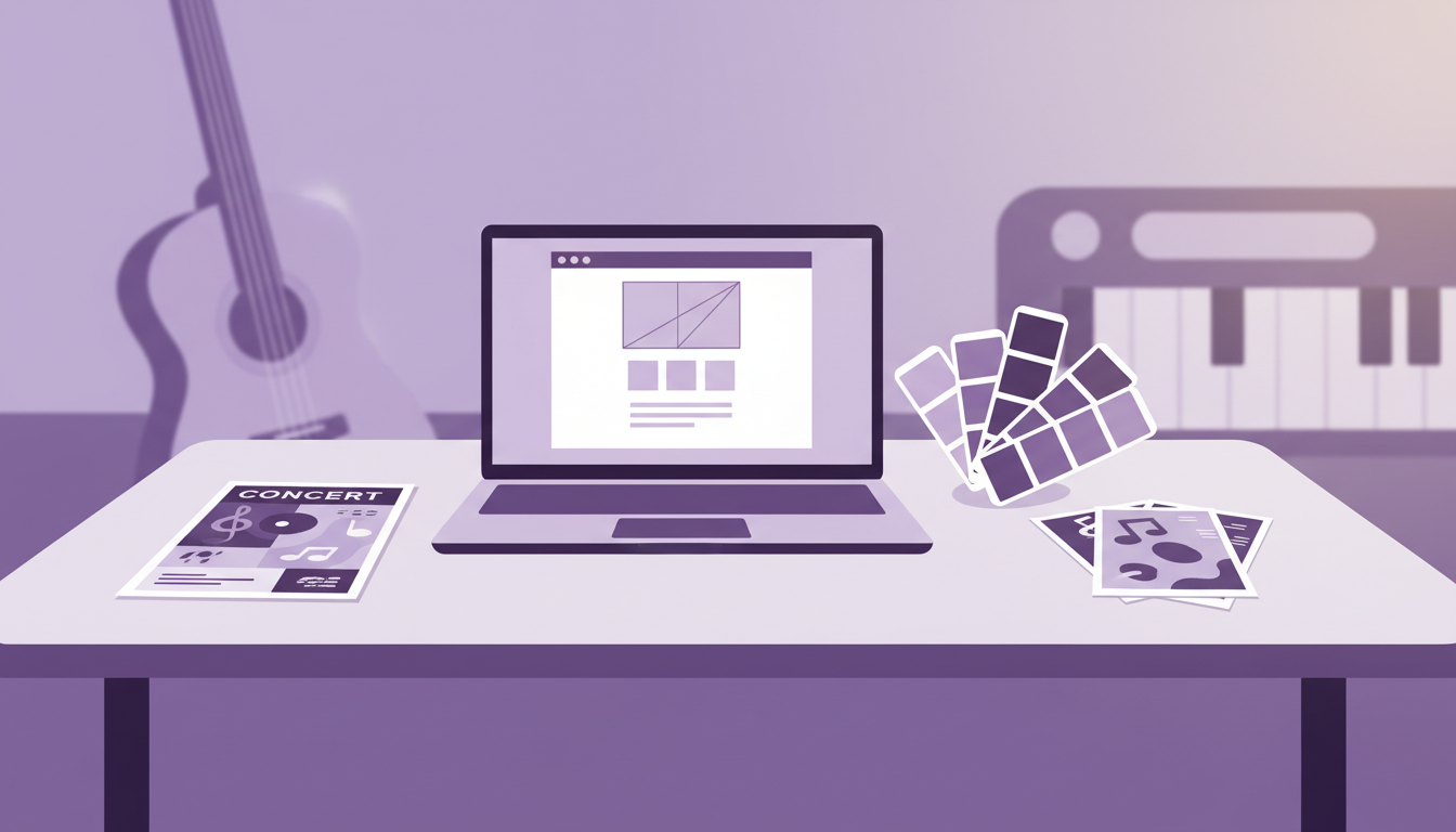 Flyer online gestalten für Musiker: Druckvorlagen, Templates & Profi-Tipps