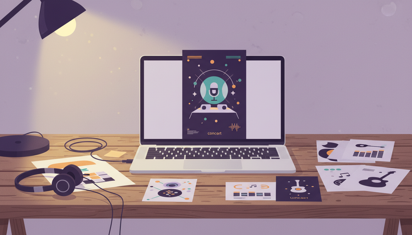 Konzertplakate gestalten & drucken: Der ultimative Leitfaden für Musiker